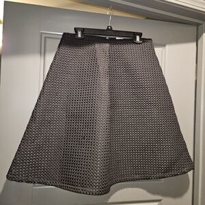 Black A-line Skirt